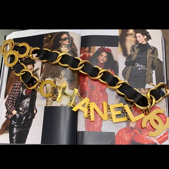 Vintage Chanel 93P large letter logo runway belt 🔥🔥🔥🔥 - Picture 5 of 14